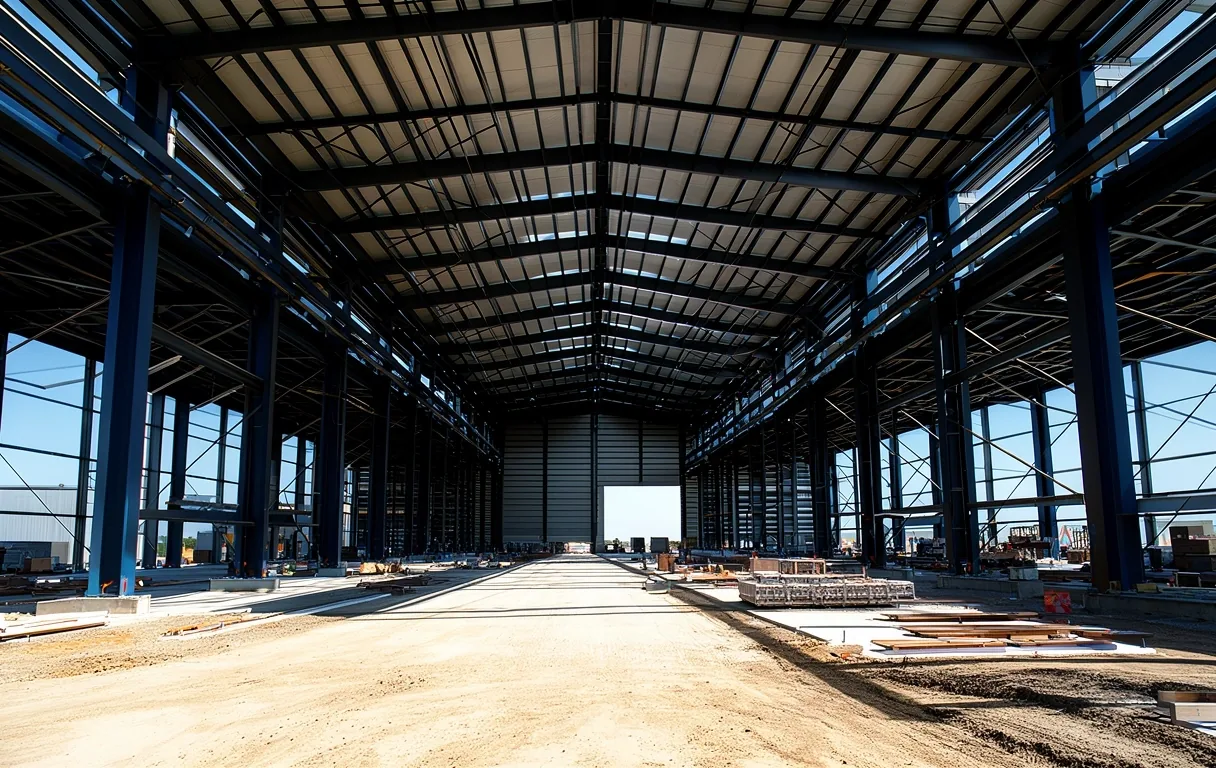 Logistics warehouse construction