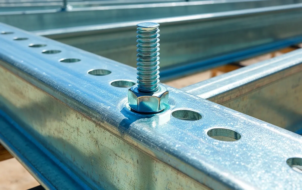 Steel assembly detail