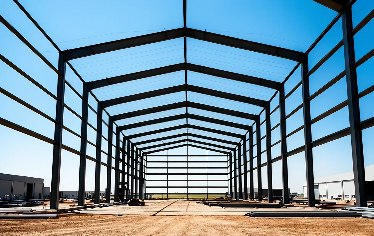 Olympia Steel structural framework
